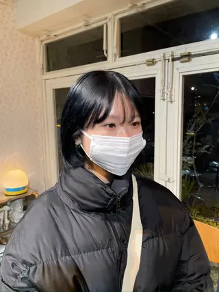 ショート カラー アラマキ フウカのヘアスタイル