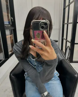 カラー fudge所属・MaisonHALU 松浦光咲のヘアスタイル