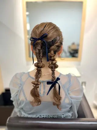 ヘアアレンジ 似合わせヘアメイク 💐オダギリチアキのヘアスタイル