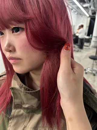 セミロング カラー ✩似合わせカラー /レイヤー✩momoのヘアスタイル