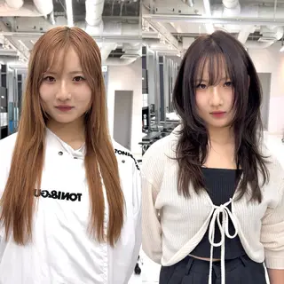 ロング ミディアムレイヤー/ ロングレイヤー堀匠吾のヘアスタイル