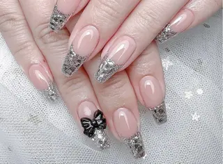 ネイル 🎀彩羽チップ 長さだし専門🎀のネイルデザイン