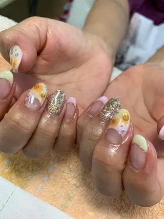 ネイル rukianail 新里のネイルデザイン