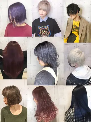 カラー 韓・中華美女ヘア 🇰🇷×🇨🇳のヘアスタイル