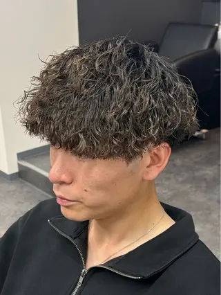 パーマ 柏メンズカットパーマ NO.1タイチのヘアスタイル