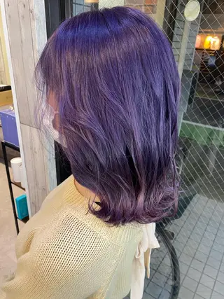 ミディアム カラー LOHAS宮田 香奈のヘアスタイル