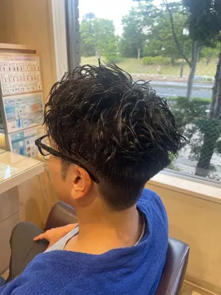 パーマ メンズ 小林 純一郎のヘアスタイル