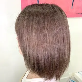 ミディアム パーマ 縮毛/レイヤー 韓国/橋口のヘアスタイル