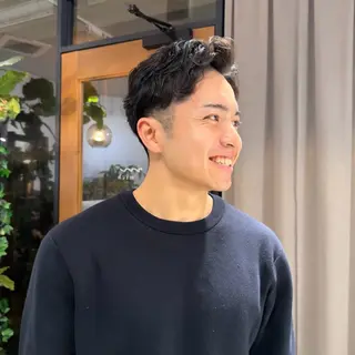 パーマ メンズ 吉田 葉音のヘアスタイル