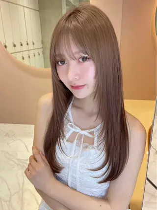 セミロング 大宮/うる艶カラー 🩵/矯正🩷しょまのヘアスタイル