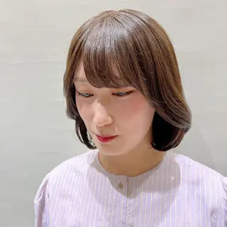 ミディアム GO TODAY シェアサロン 銀座Arc店所属・デジタルパーマ🫧 韓国風ヘア🫧サクラのヘアスタイル