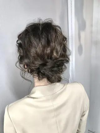 セミロング ヘアアレンジ lok[ロク] 高田馬場のヘアスタイル