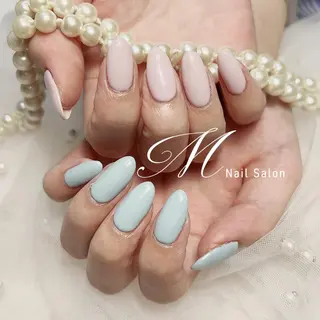 ネイル ⛄️ワンホンネイル 半額中🩵ナのネイルデザイン