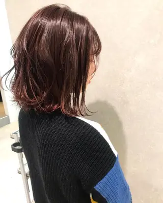 ミディアム カラー 🇰🇷カルマパーマ kaito🇰🇷のヘアスタイル