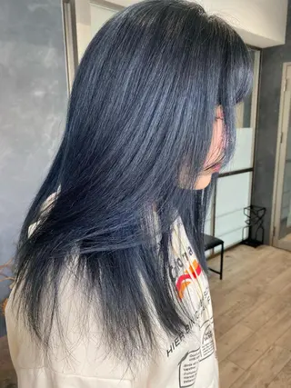 ロング ハイトーンボブ Mizuki.のヘアスタイル