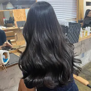ロング カラー ふかたさや🫧 艶感✖️透明感カラーのヘアスタイル