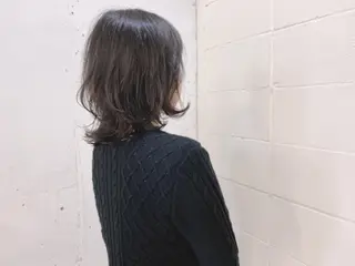 ミディアム カラー オーナースタイリスト 佐藤のヘアスタイル