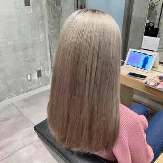 ロング カラー 透明感カラー×ヘア アレンジ🪽しおりのヘアスタイル