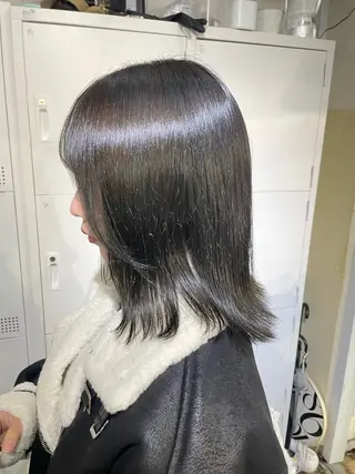 ショート ふかたさや🌟 艶感カラー🌟のヘアスタイル
