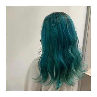 ロング カラー あべ ゆうかのヘアスタイル