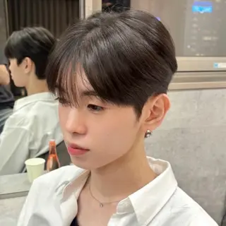 メンズ 新宿/韓国メンズ RIKUパーマのヘアスタイル