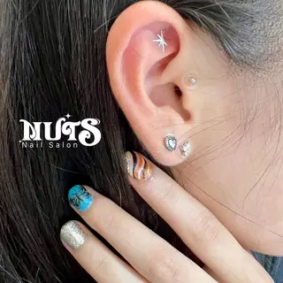 ネイル 個性派ニュアンス nuts nail所属・【池袋】nuts nail　なつみのネイルデザイン