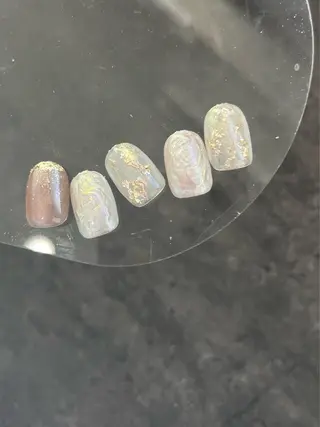 ネイル Ray. ちゅるん系ニュアンスのネイルデザイン