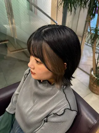 カラー 🍪ﾖｼｲﾊﾙﾈ🍪 ﾗﾍﾞﾝﾀﾞｰｶﾗｰのヘアスタイル