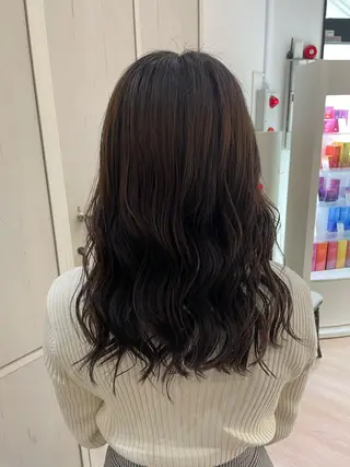 ミディアム カラー 美髪と似合わせのサロンenn(エン)所属・enn天王寺藤本 大輝のヘアスタイル