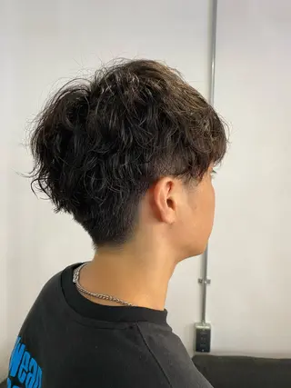 パーマ メンズ ロアヘアーコーディネート所属・ナチュラルヘア /透明感/長井遥陽のヘアスタイル