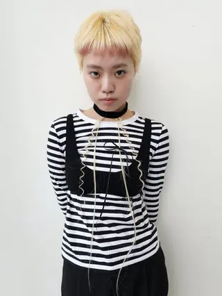 ショート カラー 酸性ストレート/ 髪質改善/イソヤトモのヘアスタイル