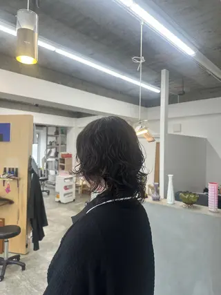 ミディアム パーマ palve(パーヴ)所属・palve【パーヴ】 ｼｮｳ🧸のヘアスタイル