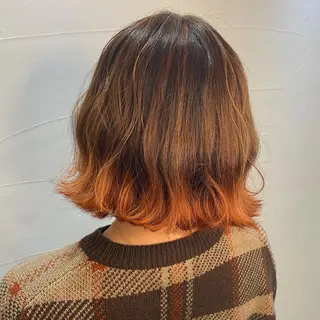 ミディアム カラー 韓国ヘア特化 💟 ララア 💟のヘアスタイル