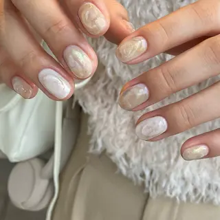 ネイル 𓂃toi. 儚げnuanceのネイルデザイン