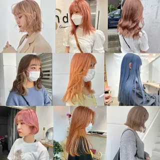 ミディアム カラー GO TODAY SHAiRE SALON 梅田NU茶屋町店所属・今村彩巴 ボブ/ストレートのヘアスタイル