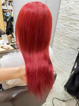 ミディアム カラー miloc那覇 MIKUのヘアスタイル