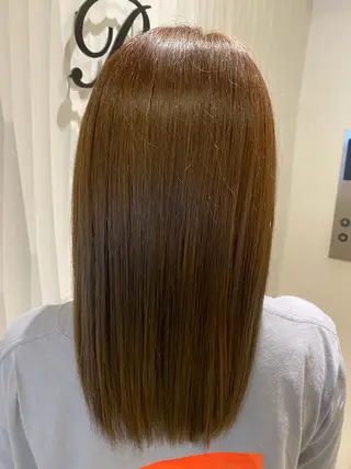 セミロング 大倉 未波のヘアスタイル