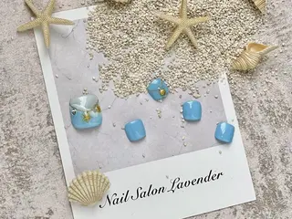 ネイル 佐藤 ニーナ★ラベンダーのネイルデザイン