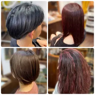 カラー あべ みえこのヘアスタイル
