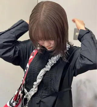 セミロング カラー パーマ ヘアアレンジ メンズ 心斎橋美容室 Junのヘアスタイル