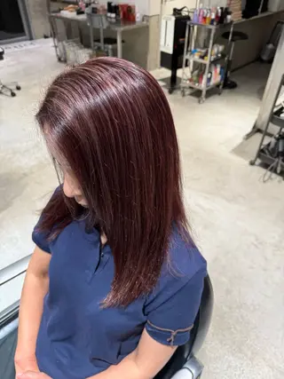 ミディアム kilto.きょうか 🍑カットモデル🍑のヘアスタイル