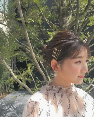 ヘアアレンジ Ｒ HAIR SALON所属・RHAIRSALON 西山梓のヘアスタイル