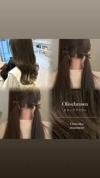 カラー ParveMix 🩶🫧入江 香名のヘアスタイル