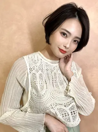 ショート 静岡/草薙パーマ メンズバレイヤージュのヘアスタイル