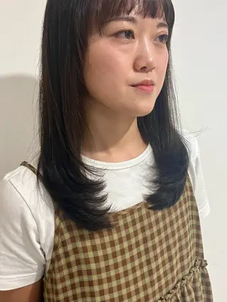 ミディアム ヘアアレンジ CIEL千葉店【シエル】所属・💙CIEL／AO I💙【千葉駅】のヘアスタイル