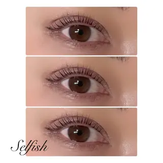 マツエク・マツパ eyelashsalonSelfish所属・. Selfishのマツエク・マツパデザイン