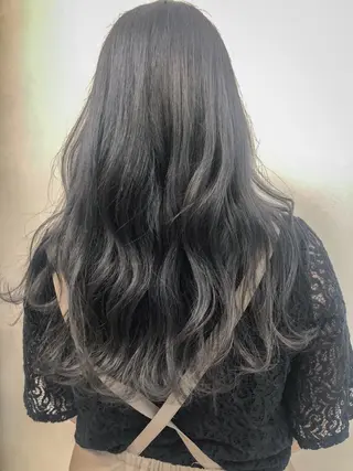 ロング コトネ🫧 韓国風レイヤーカットのヘアスタイル