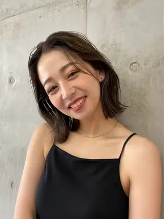 ショート カラー SALT WATER所属・🫐 𝐌𝐚𝐨 🫐ボブモデル募集のヘアスタイル