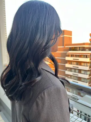 カラー 髪質改善×韓国ヘア 🫧天神美容室のヘアスタイル