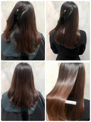 ロング 満足度⭕️縮毛矯正師 谷口にお任せを👍のヘアスタイル